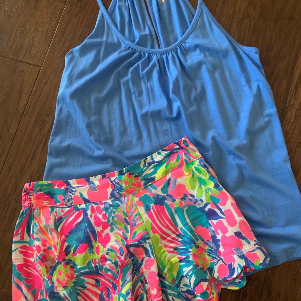 Lilly Pulitzer gumbo limbo magnolia short xs